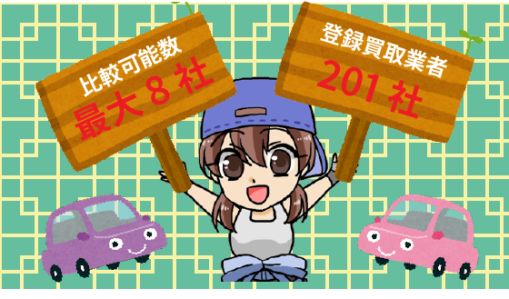 2.1 違いは登録買取業者数？サービス？