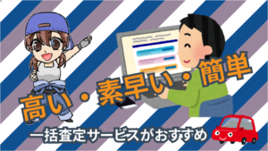 3.4 愛車を高く売る最適ツール「一括査定サービス」を利用しよう！