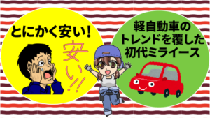 とにかく安い！軽自動車のトレンドを覆した初代ミライース